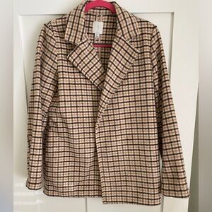 Joie Plaid Blazer Jacket
